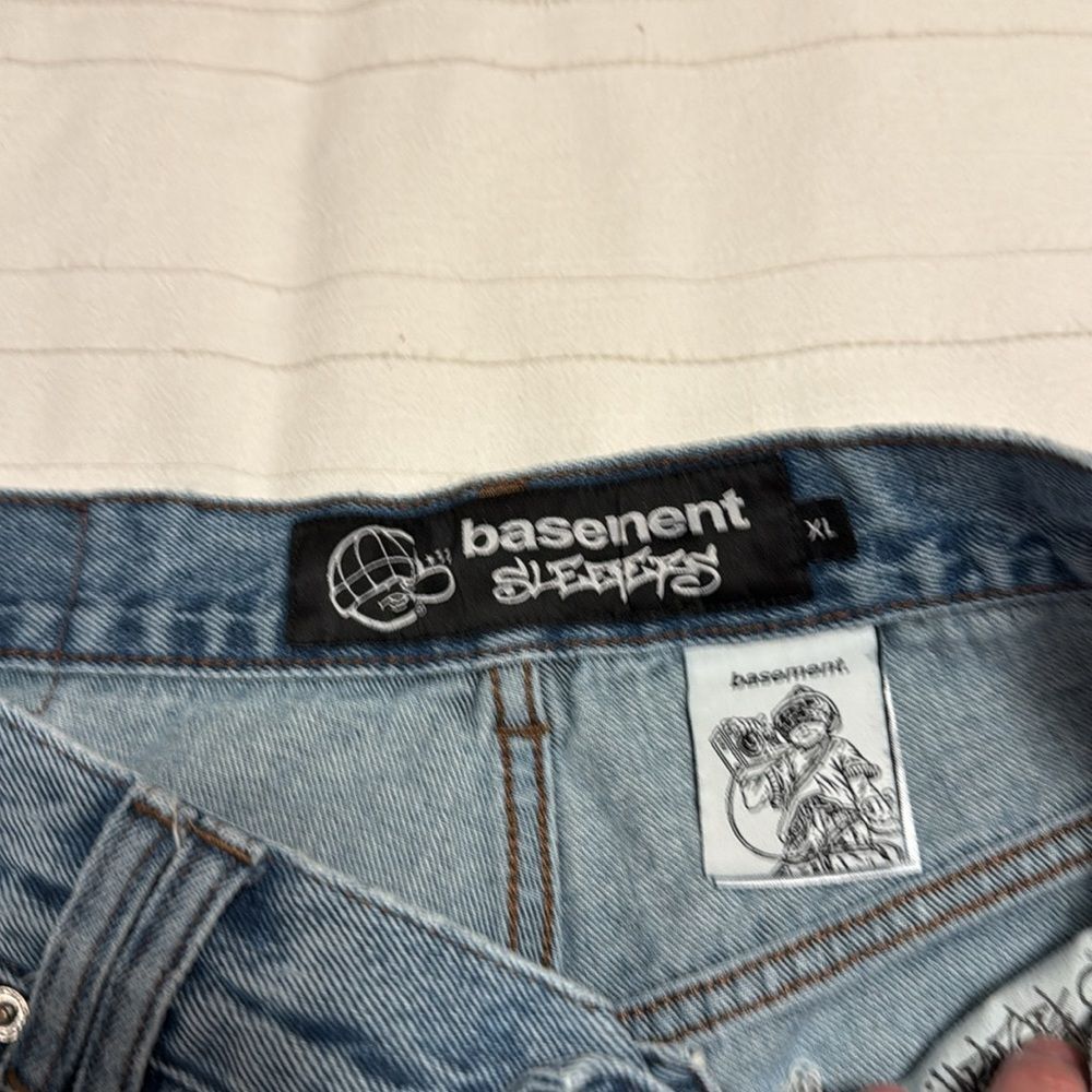 Basement LA Sleeper Denim Jeans - Picture 3 of 6